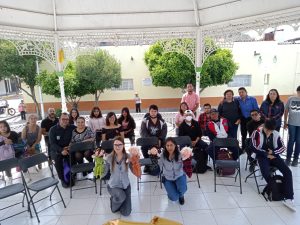 Con los títeres de la obra de “Justina y los Juanchos “ participa el TET en el municipio de Amaxac