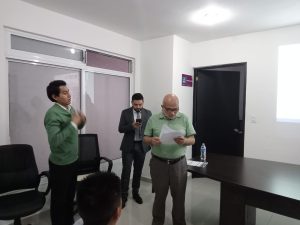 Personal del Tribunal Electoral de Tlaxcala durante el inicio de la capacitación