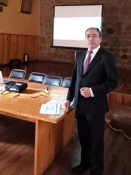Mtro. Edgar Texis Zempoalteca, coordinador de la tercera ponencia del Tribunal Electoral de Tlaxcala
